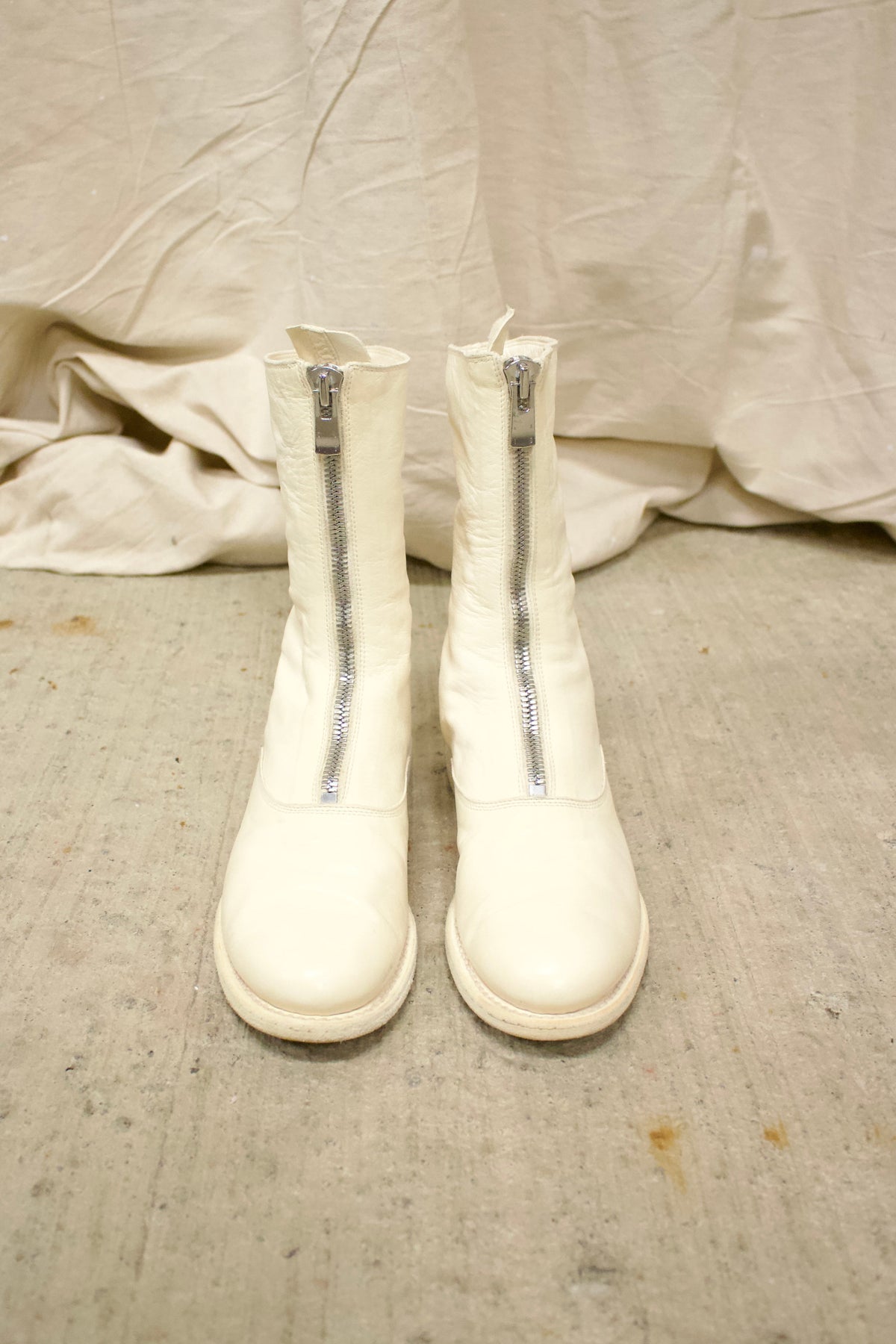 Guidi 310 Front Zip Leather Army Boots