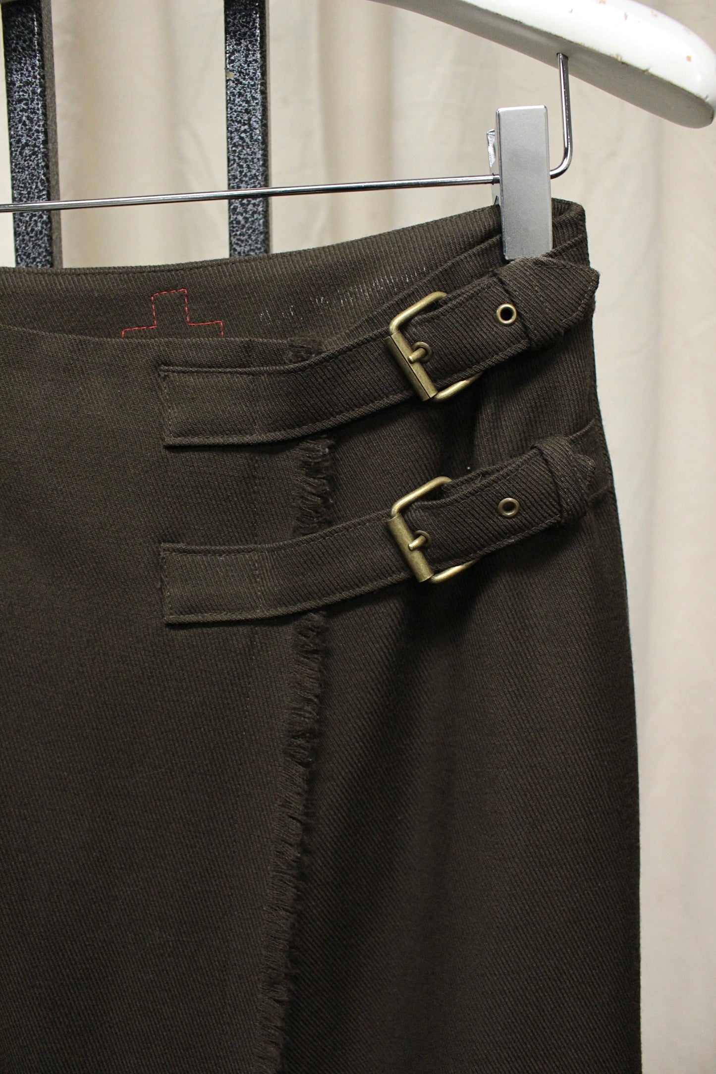 F/W98 A.F Vandevorst Military Wrap Skirt
