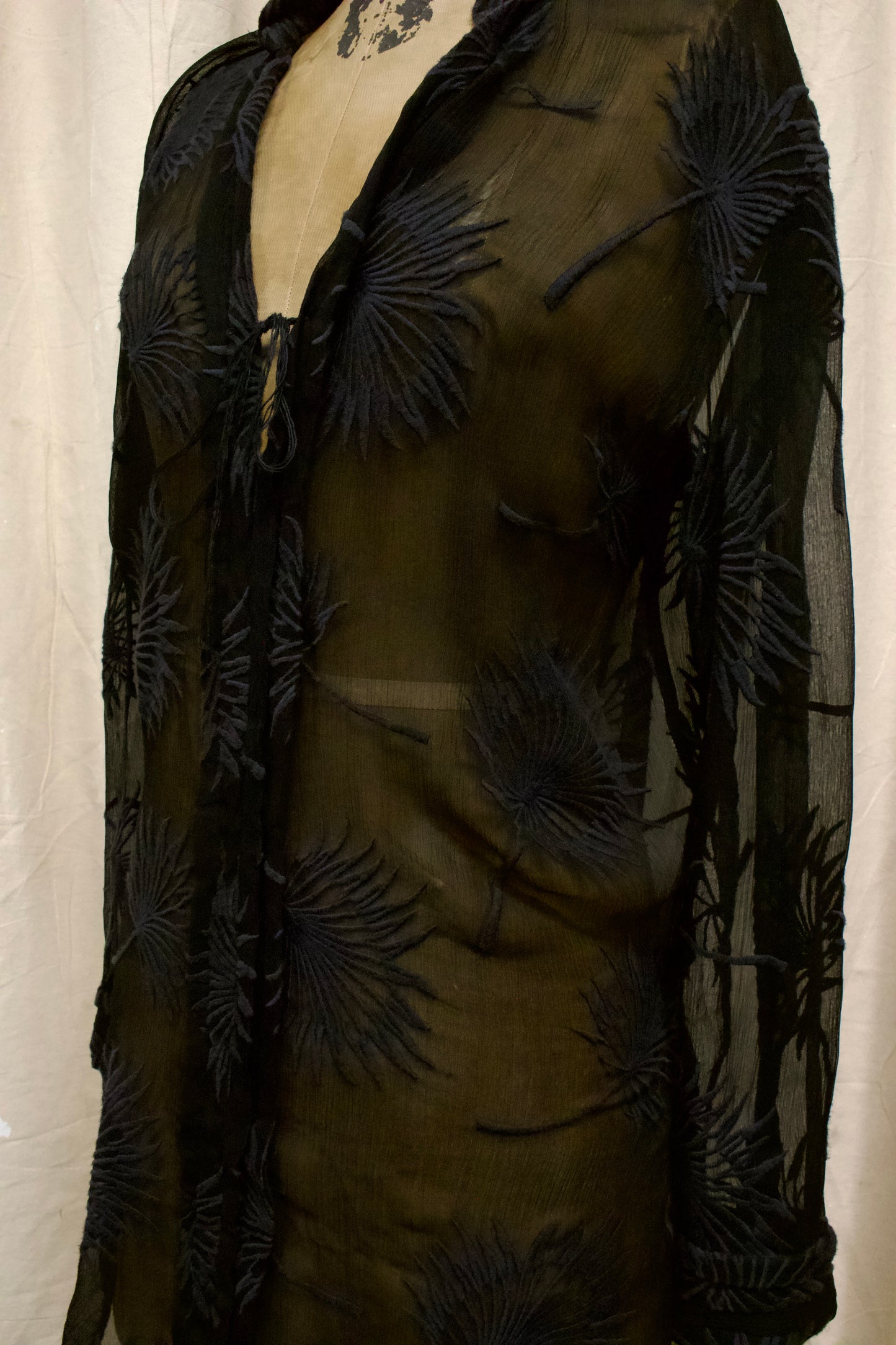 Ann Demeulemeester Floral Embroidered Blouse