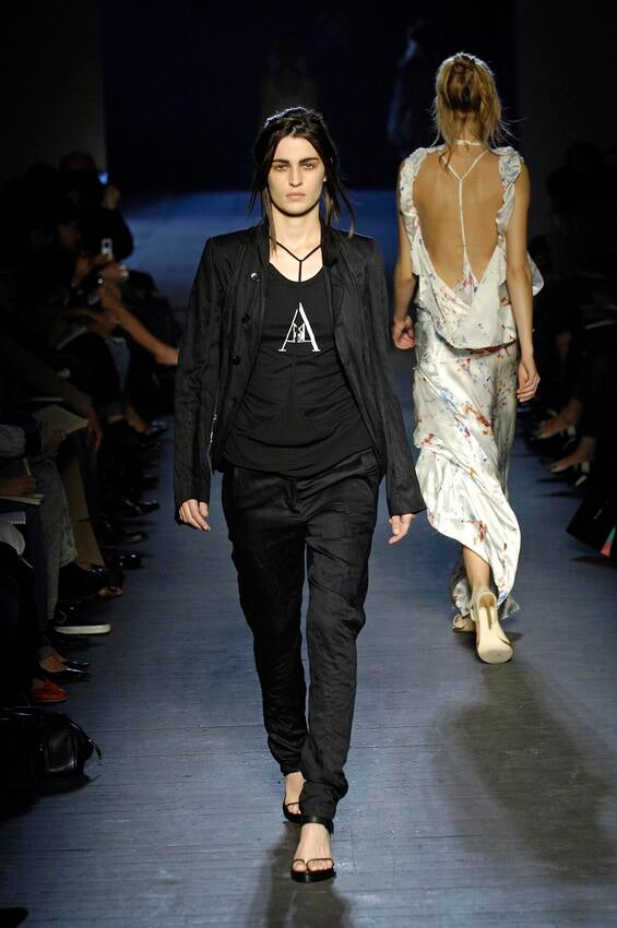 S/S06 Ann Demeulemeester Graphic Tank Top