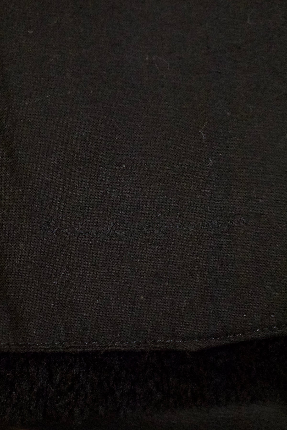 F/W08 Rick Owens ‘STAG’ Black Shearing Leather Jacket