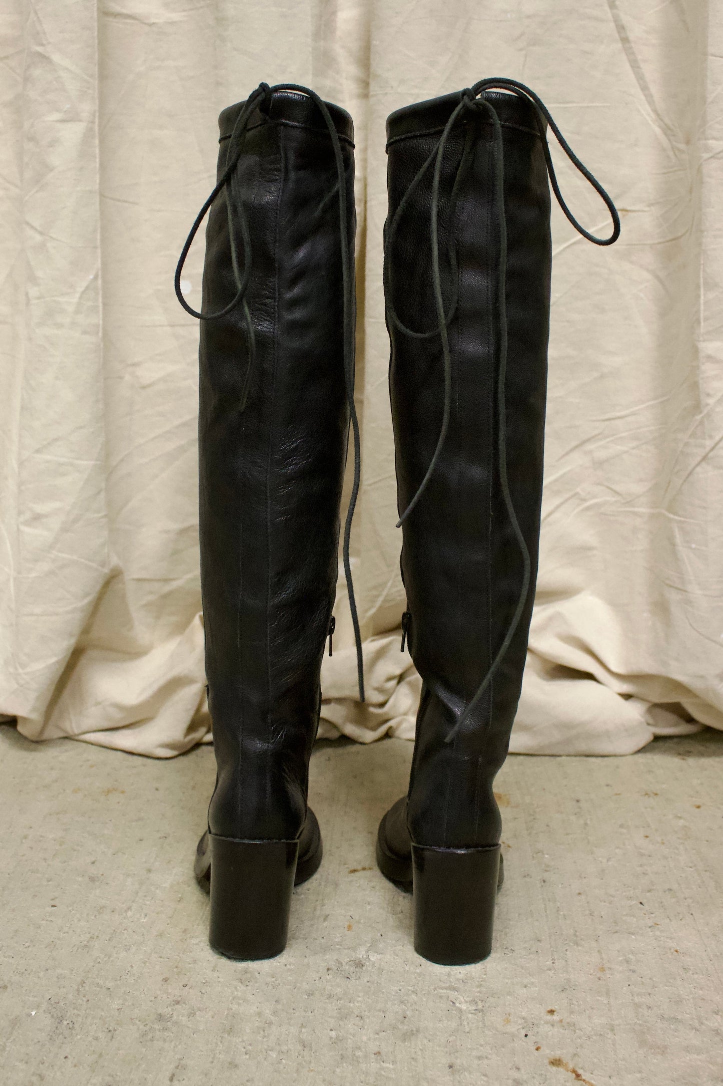 F/W02 Ann Demeulemeester Tall Leather Boots