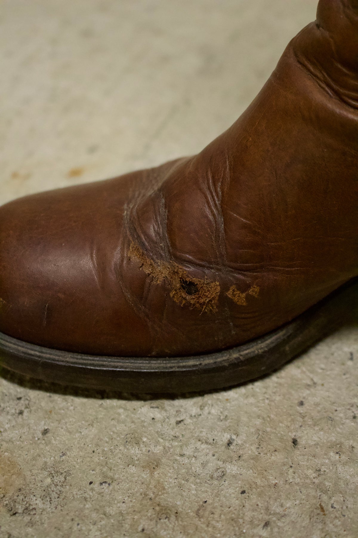 A.F Vandevorst Tall Brown Leather Riding Boots