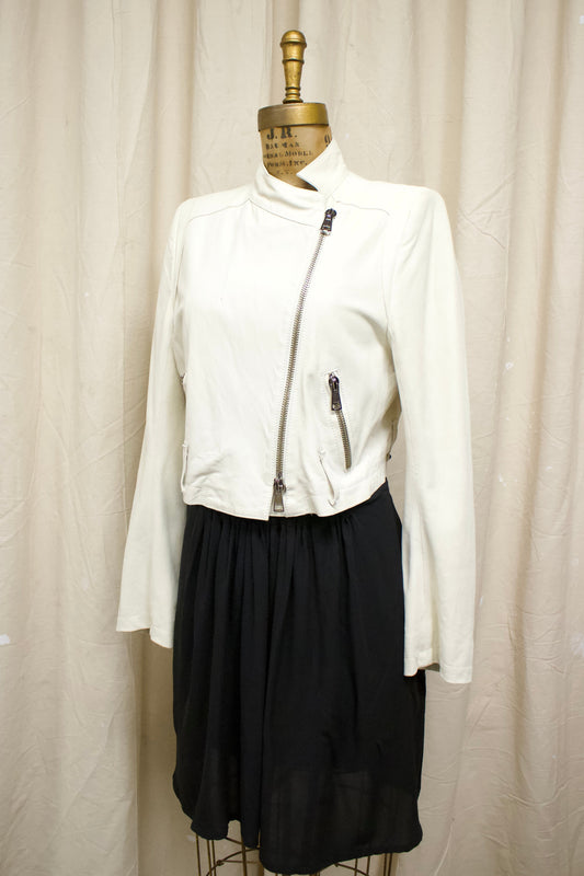 S/S03 Ann Demeulemeester Cropped Leather Jacket