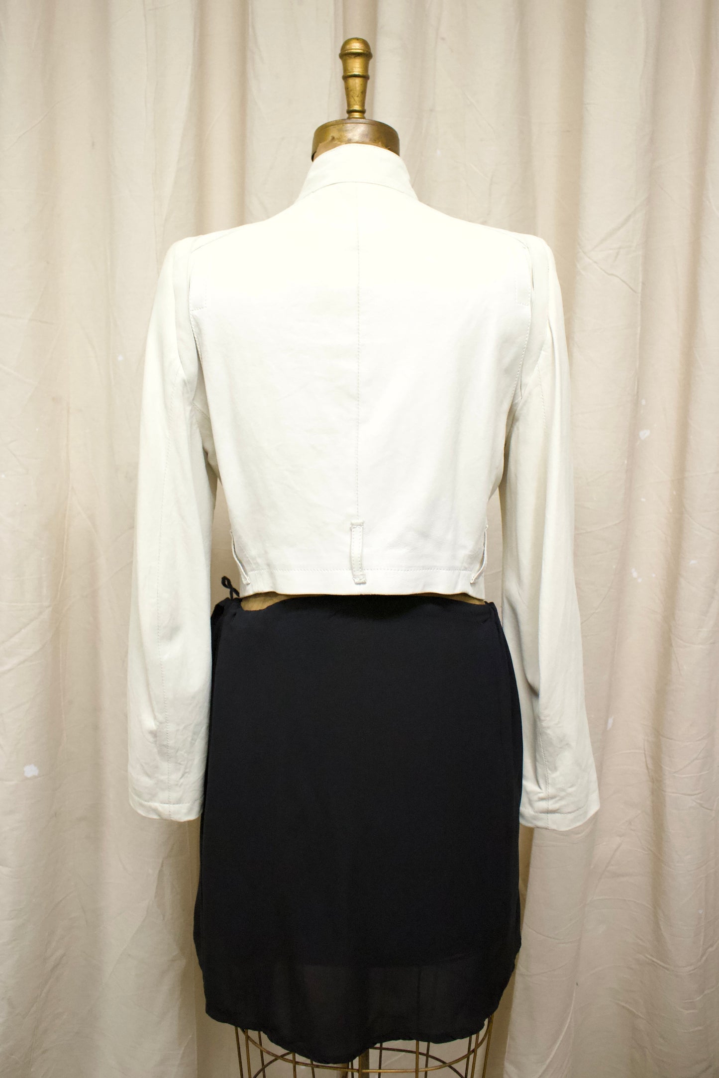 S/S03 Ann Demeulemeester Cropped Leather Jacket