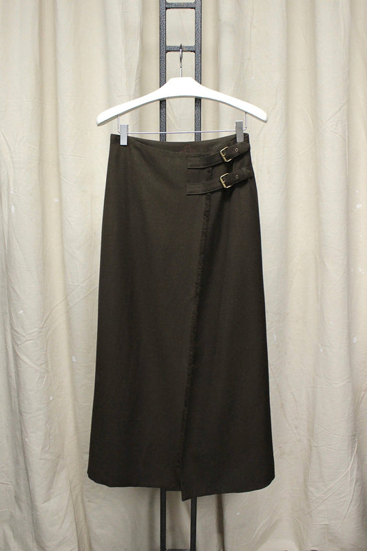 F/W98 A.F Vandevorst Military Wrap Skirt