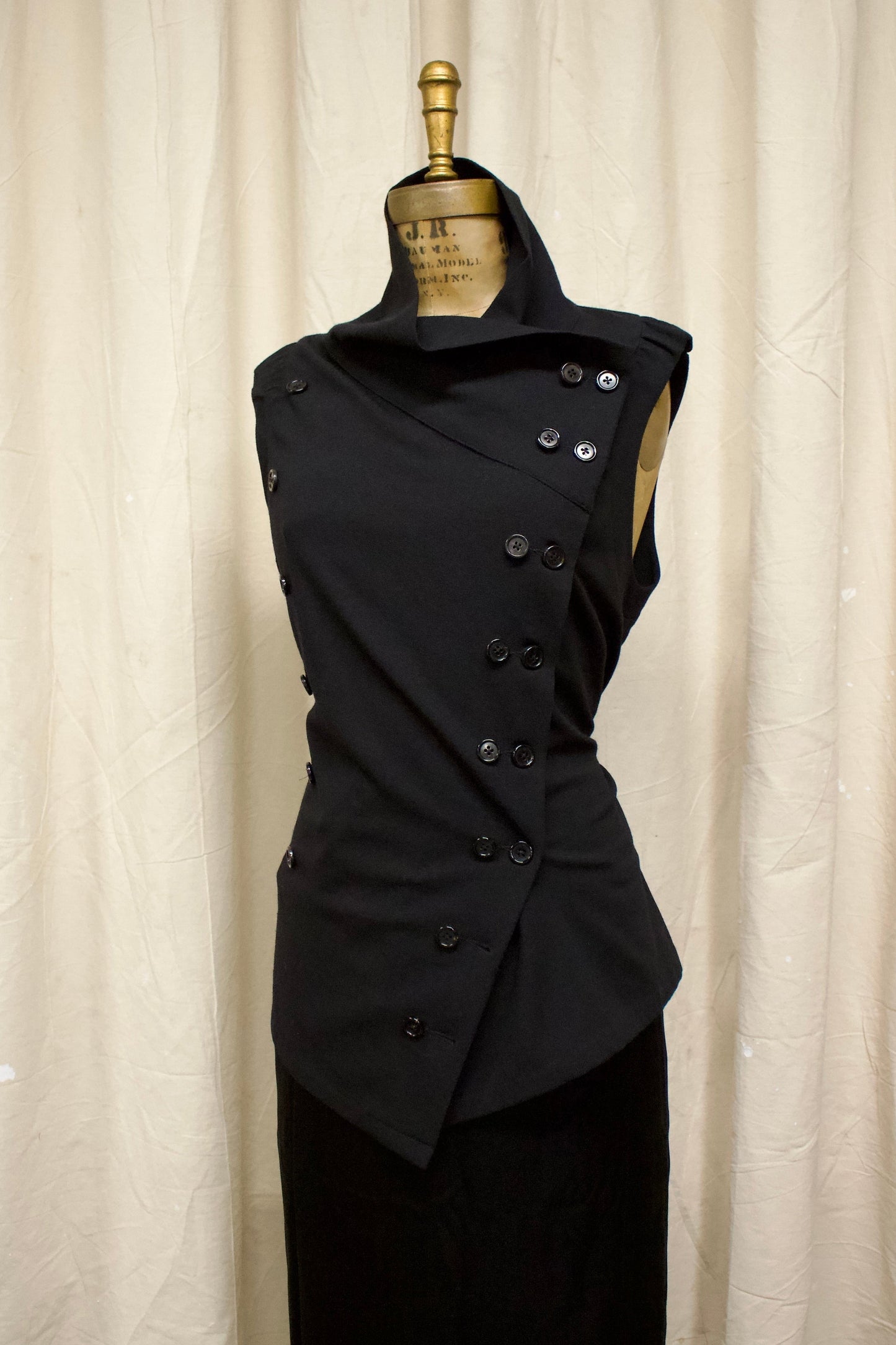 F/W09 Ann Demeulemeester Fencing Wrap Vest