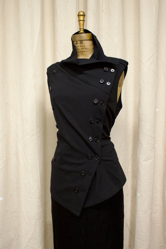 F/W09 Ann Demeulemeester Fencing Wrap Vest