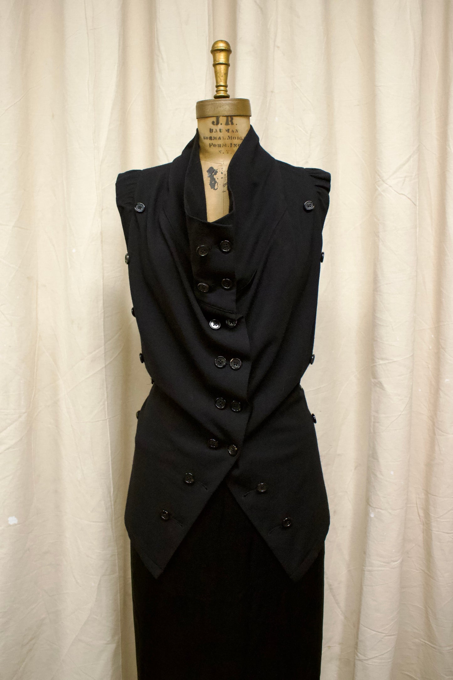 F/W09 Ann Demeulemeester Fencing Wrap Vest