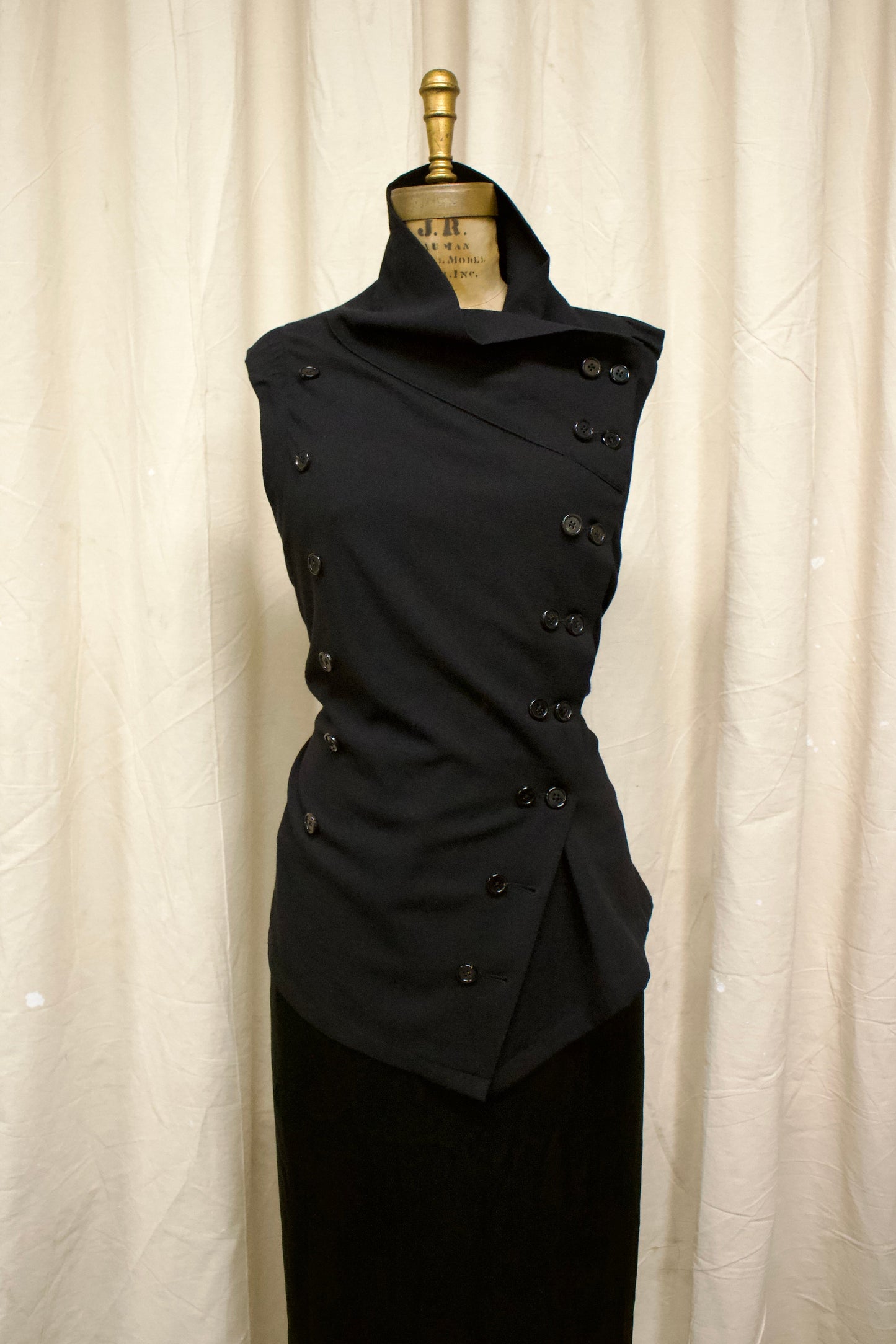 F/W09 Ann Demeulemeester Fencing Wrap Vest