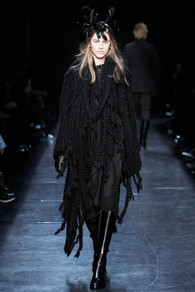 F/W09 Ann Demeulemeester Detachable Leather Knee-High Boots
