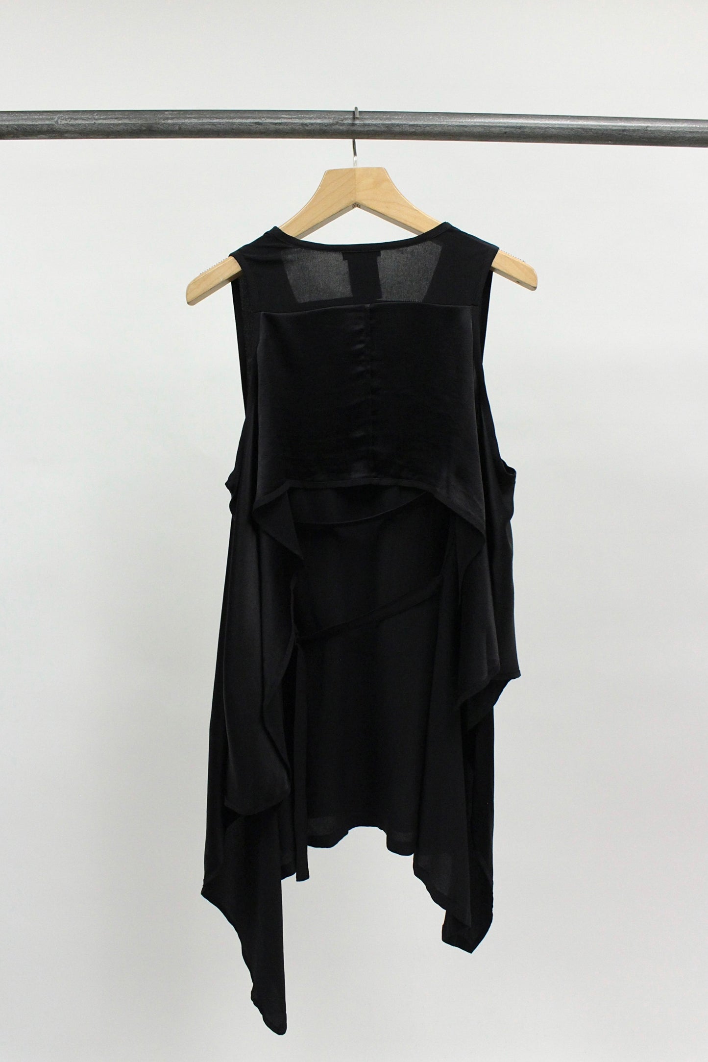 Ann Demeulemeester Draped Silk Top