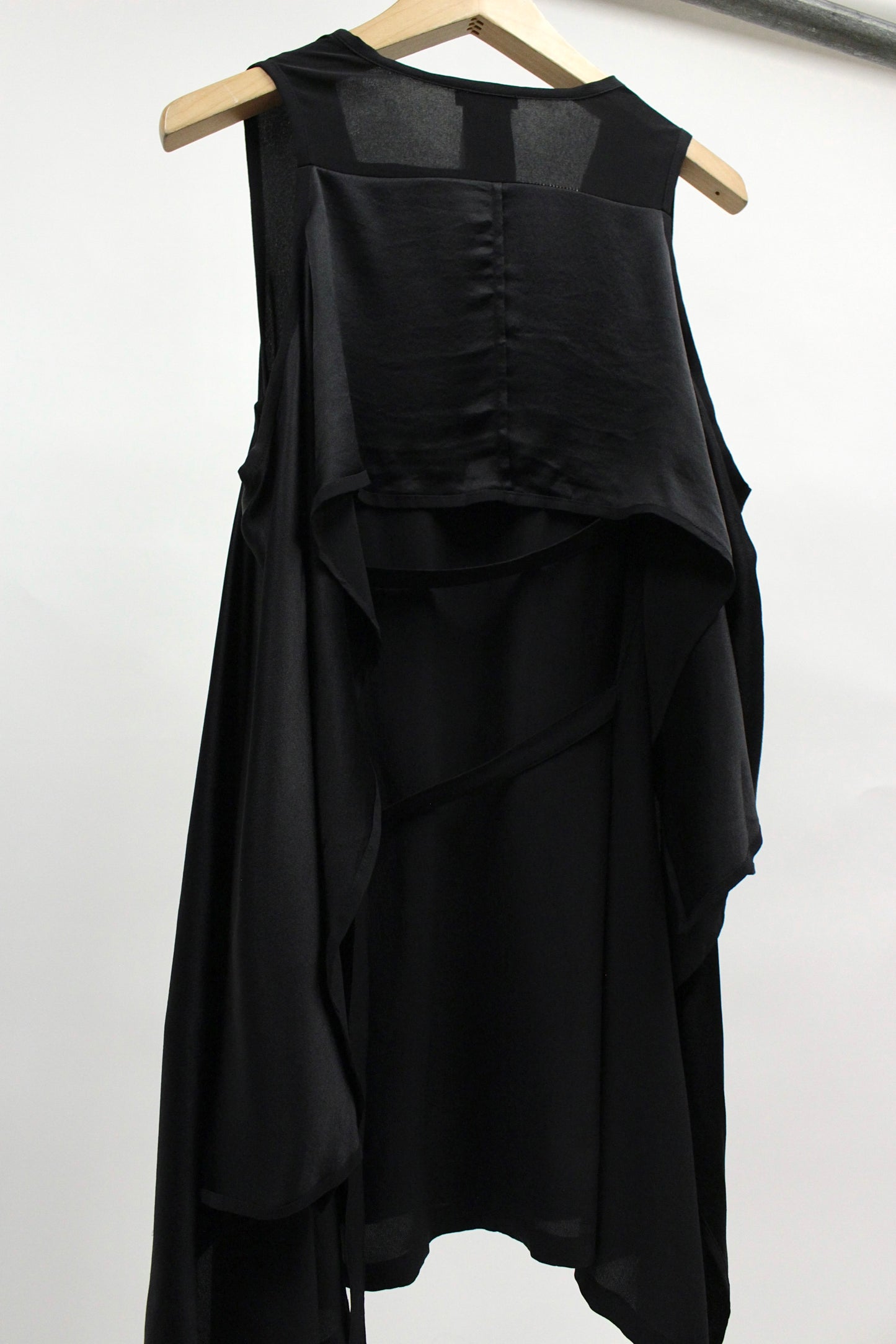 Ann Demeulemeester Draped Silk Top