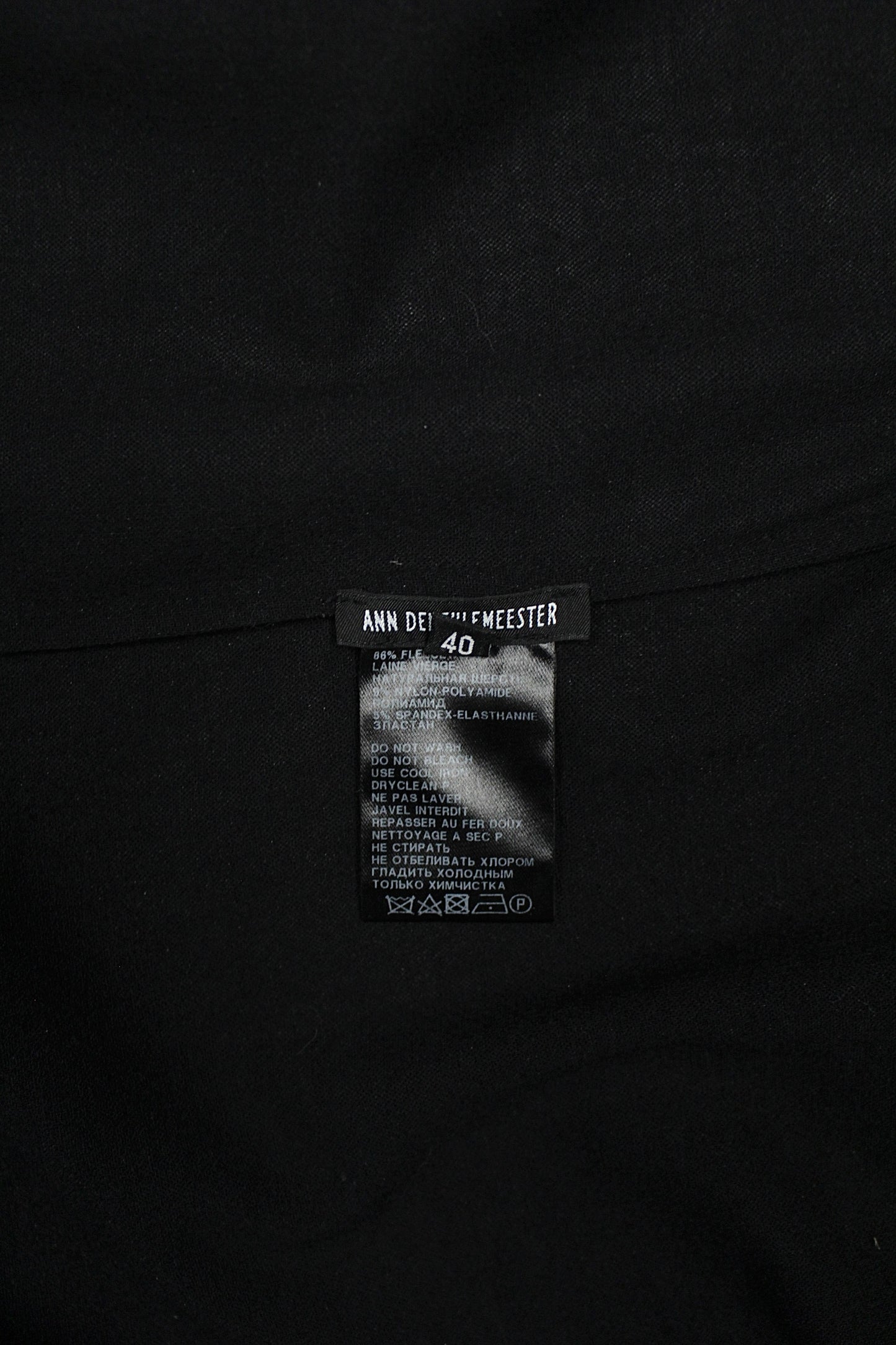 F/W12 Ann Demeulemeester Wrap Dress