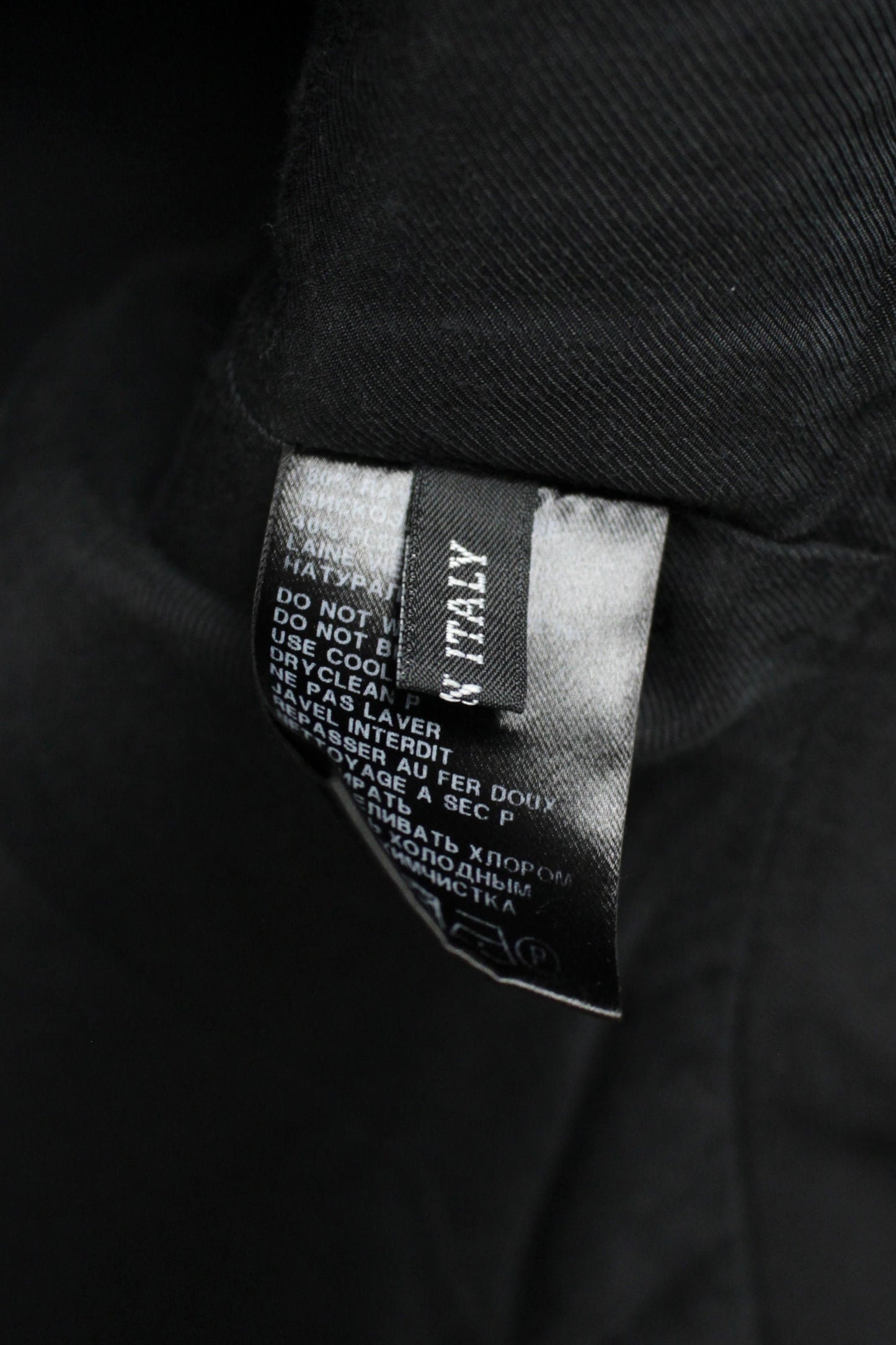 F/W12 Ann Demeulemeester Asymmetrical Draped Jacket