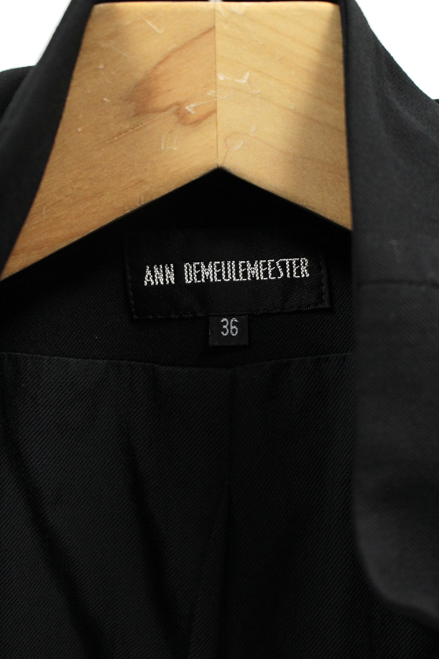 F/W12 Ann Demeulemeester Asymmetrical Draped Jacket