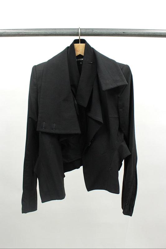 F/W12 Ann Demeulemeester Asymmetrical Draped Jacket