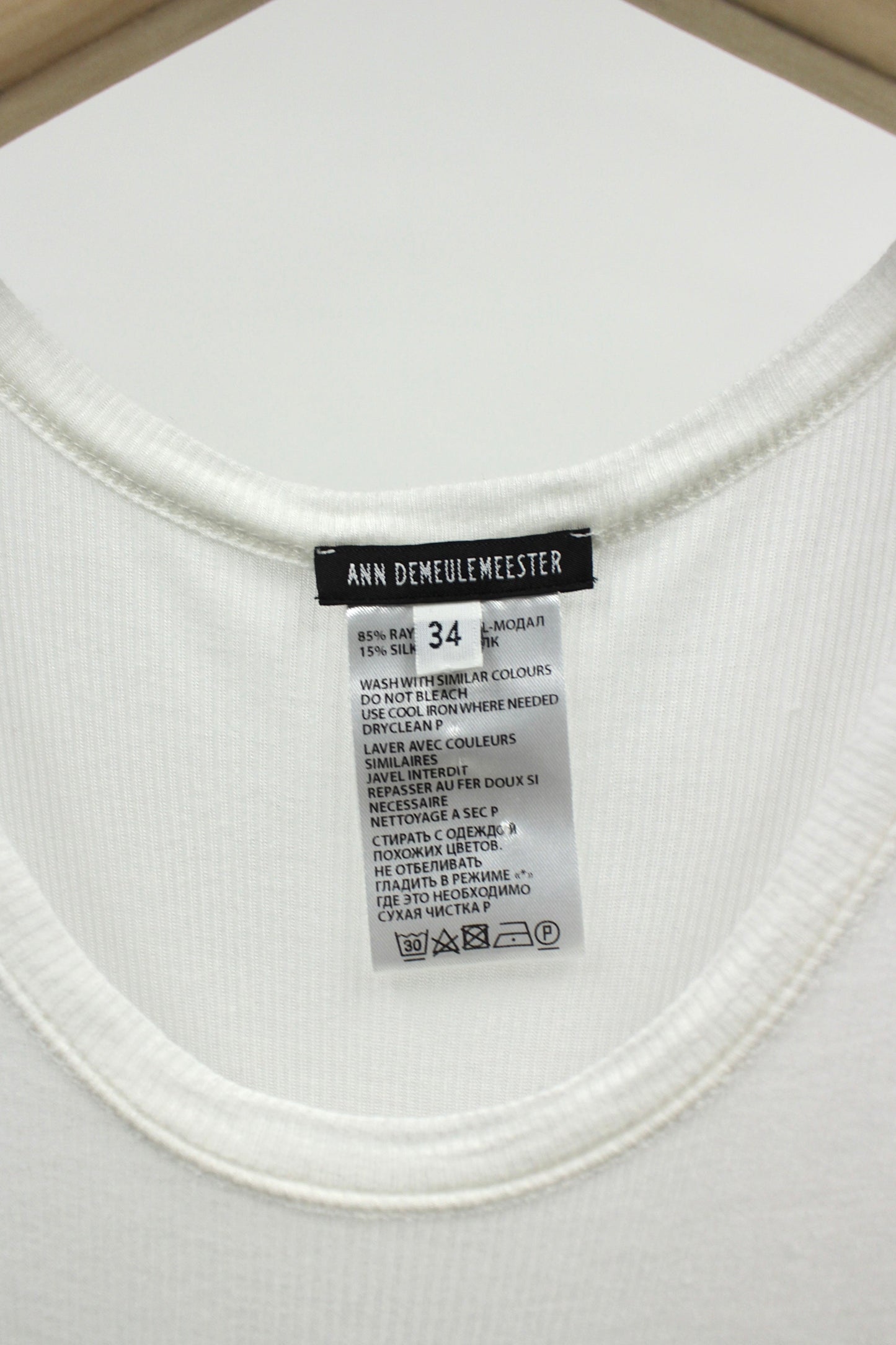2010s Ann Demeulemeester Graphic Tank Top
