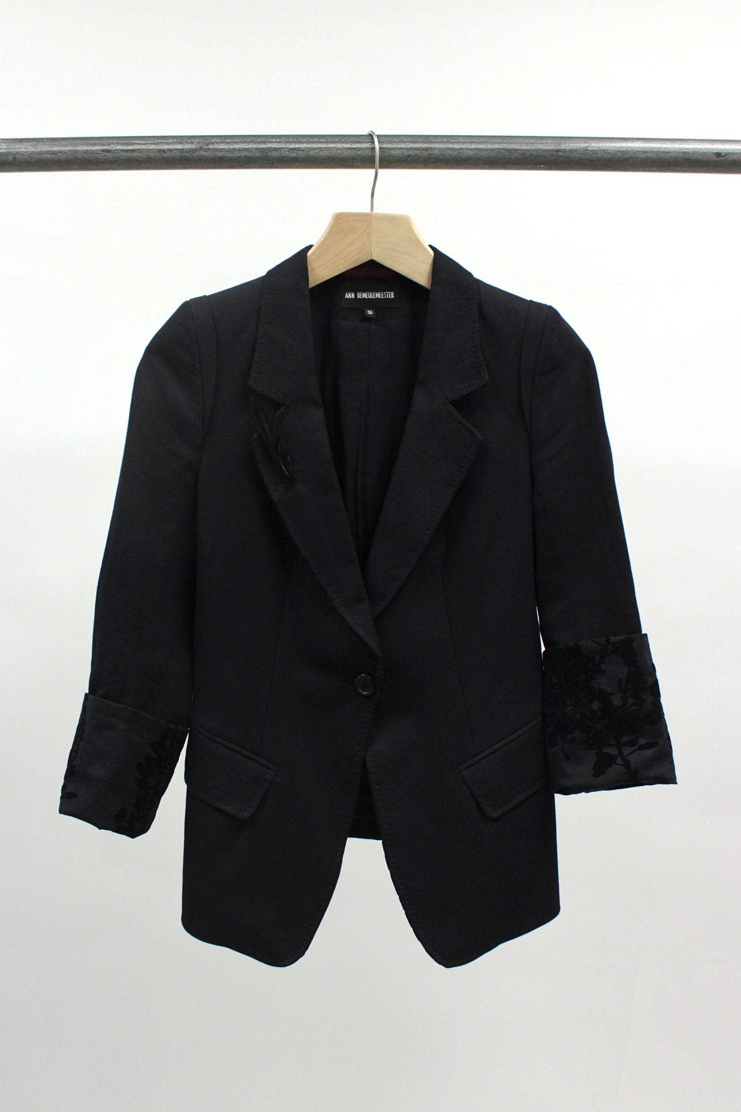 2010s Ann Demeulemeester Floral Blazer
