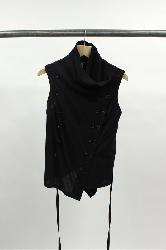 F/W09 Ann Demeulemeester Fencing Button-Up Vest