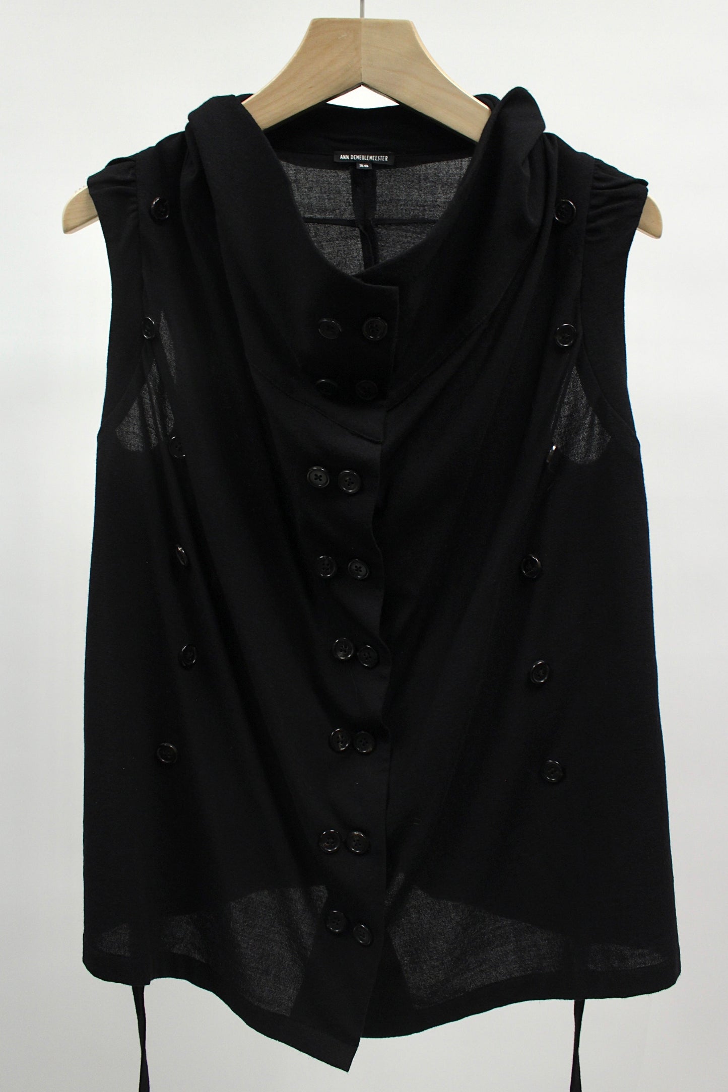 F/W09 Ann Demeulemeester Fencing Wrap Vest