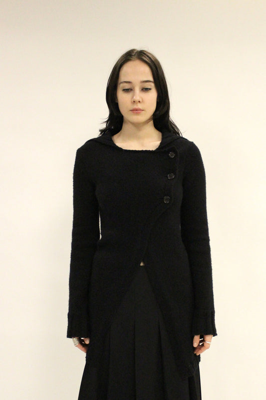 Ann Demeulemeester Early 00s Wool Cardigan