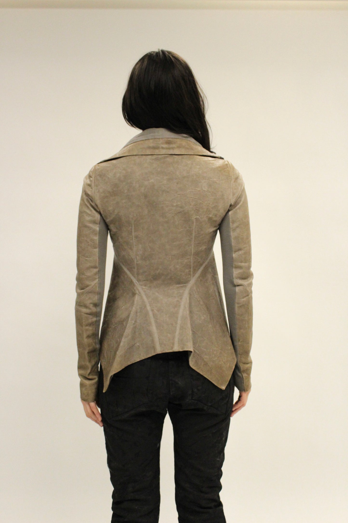 Rick Owens Olmar & Mirta Lamb Leather Jacket