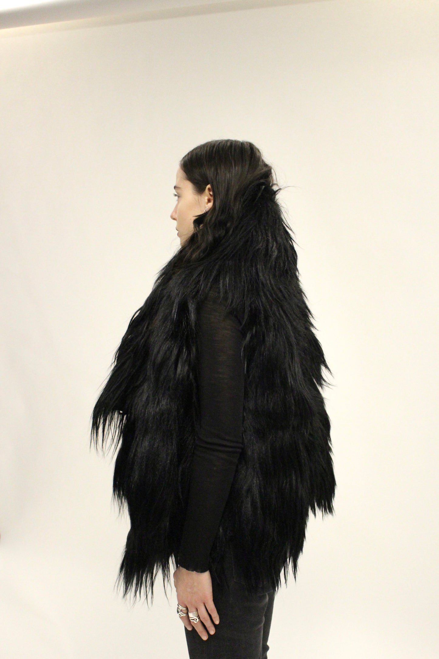 Ann Demeulemeester Fall 2011 Goat Fur Vest