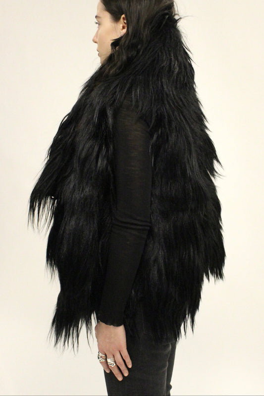 Fall 2011 Ann Demeulemeester Goat Fur Vest