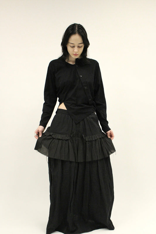 Individual Sentiments Maxi Ruffle Skirt