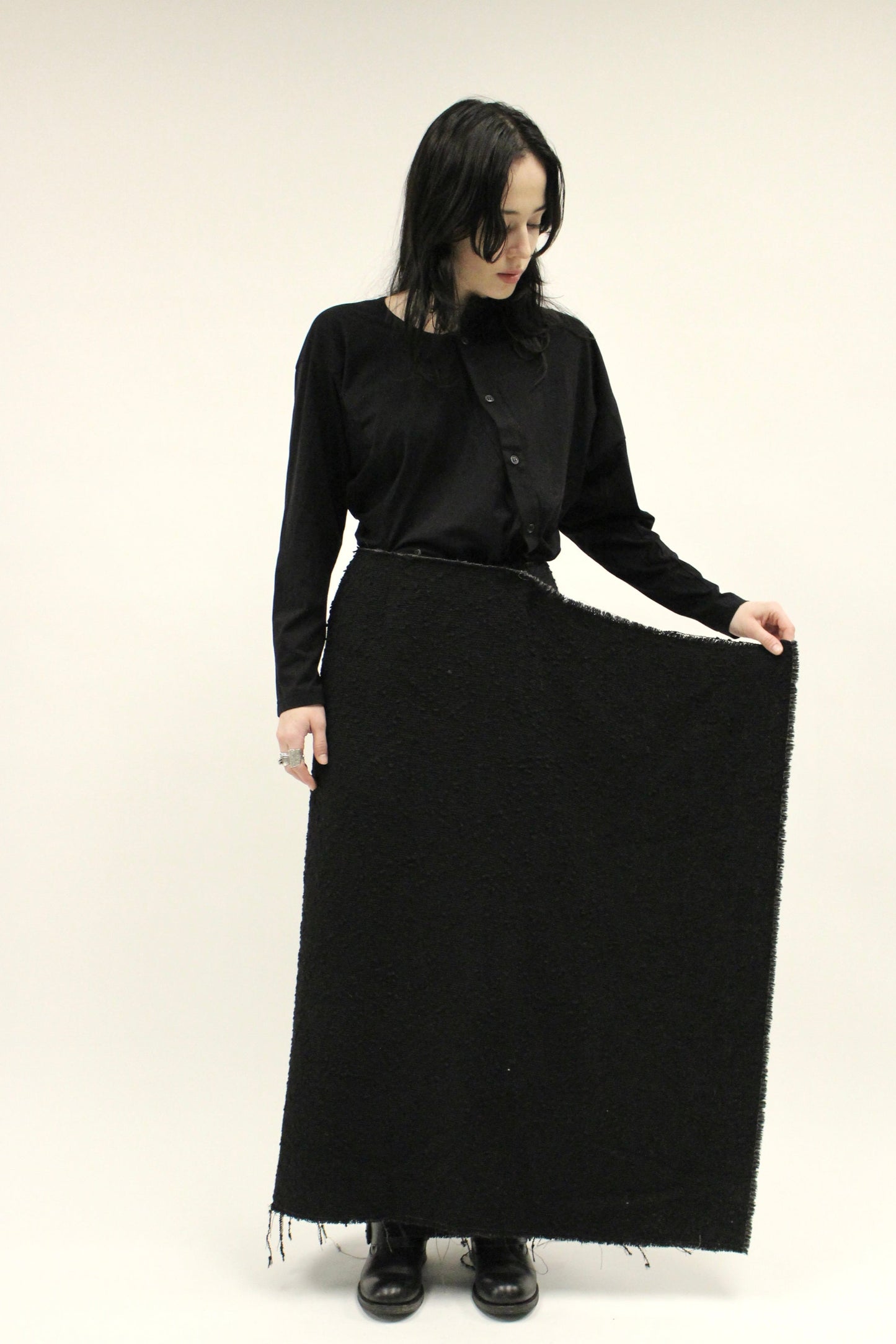 Masnada Maxi Asymmetric Wrap Skirt