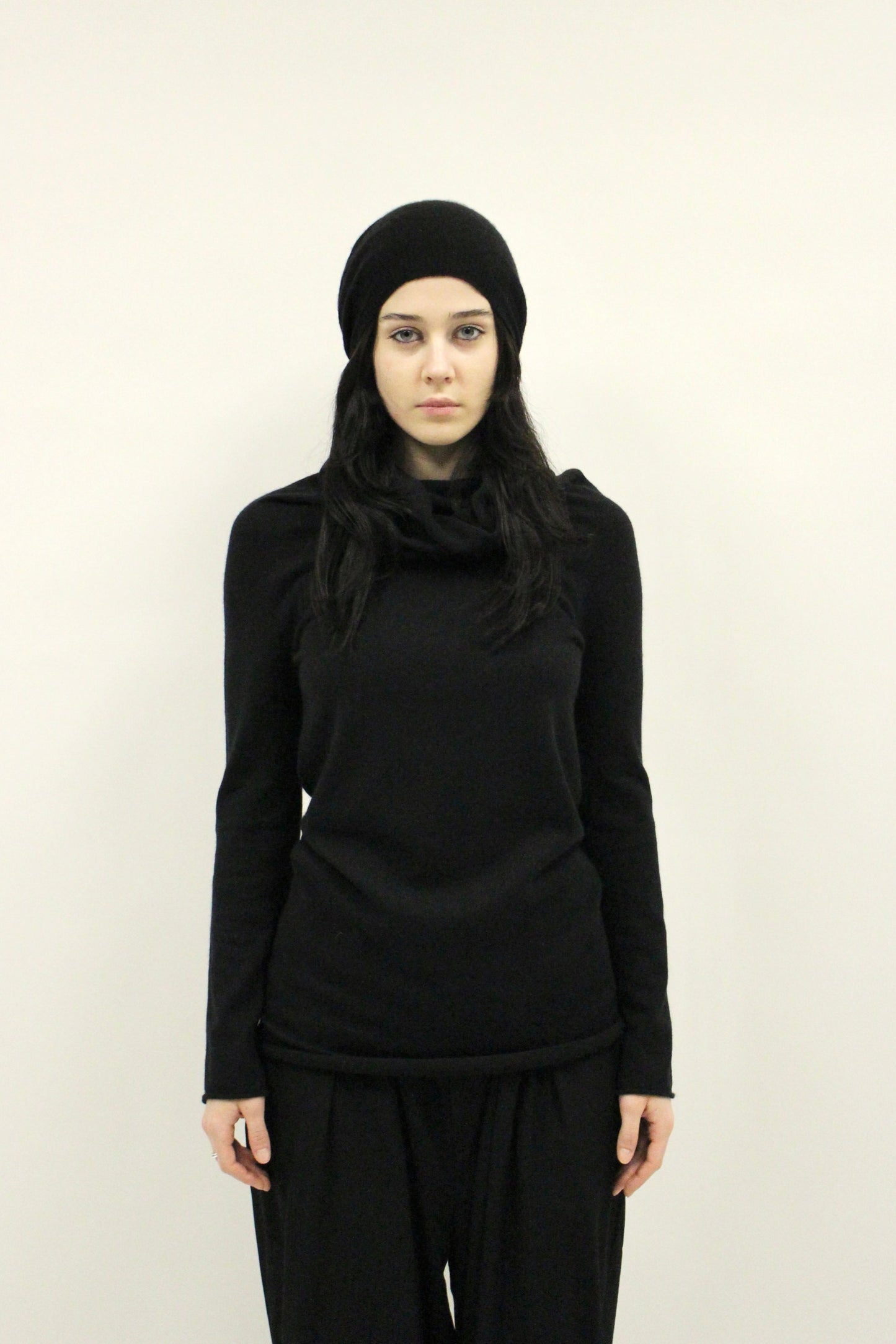 Yohji Yamamoto FEMME AW02 Cowl Neck Sweater