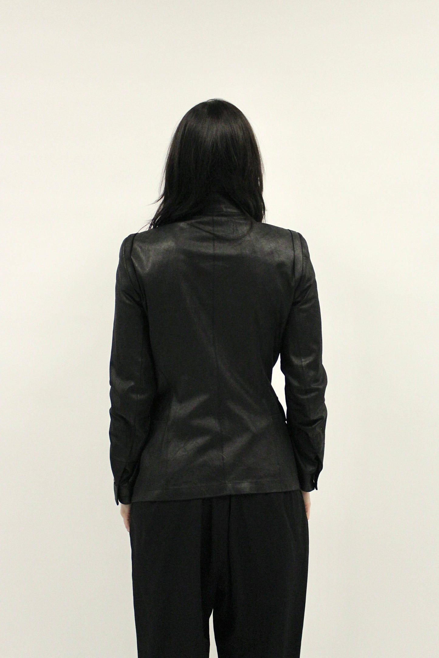 Ann Demeulemeester Spring 2003 Leather Jacket