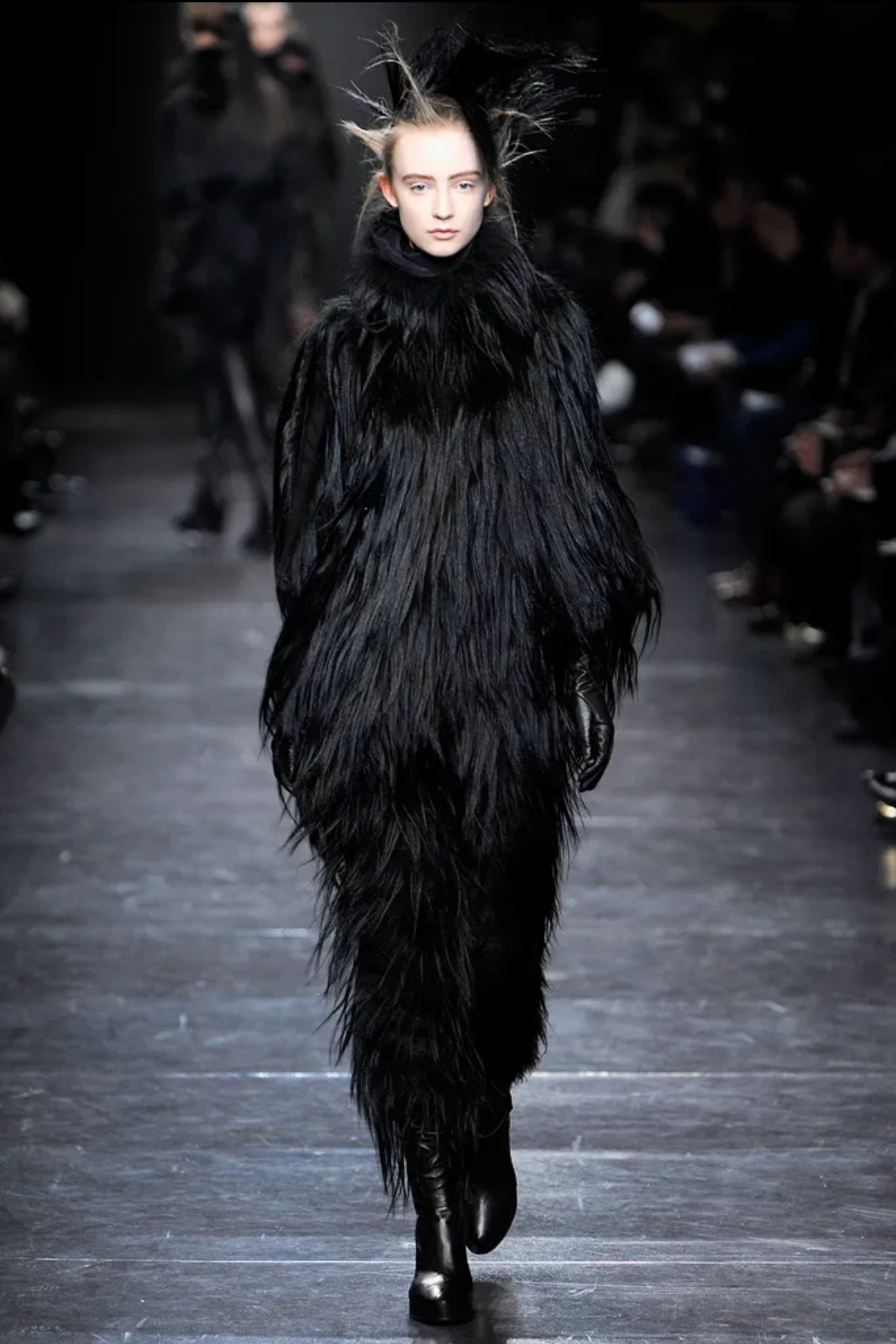 Ann Demeulemeester Fall 2011 Goat Fur Vest