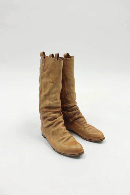 MiharaYasuhiro FW04 Wrinkled Leather Boots