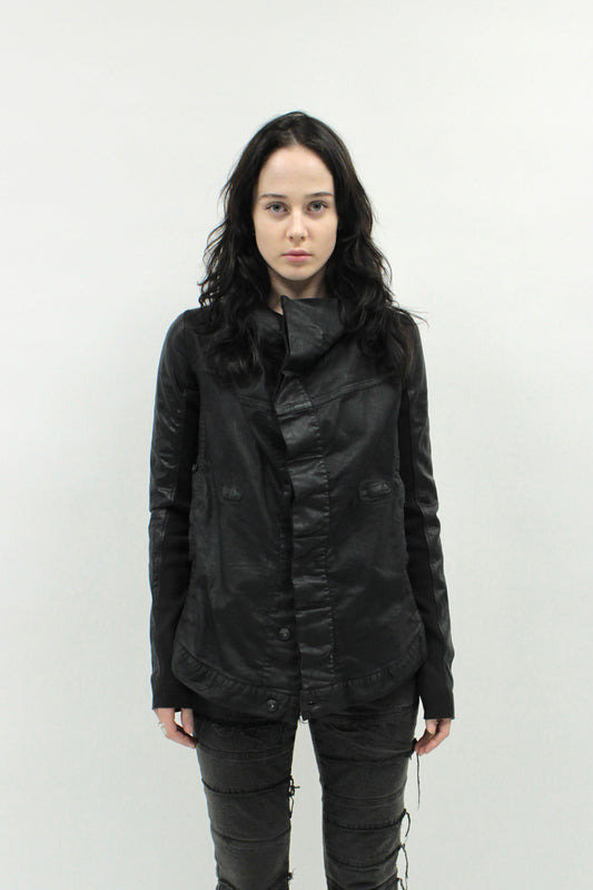 Rick Owens DRKSHDW Waxed Exploder Jacket