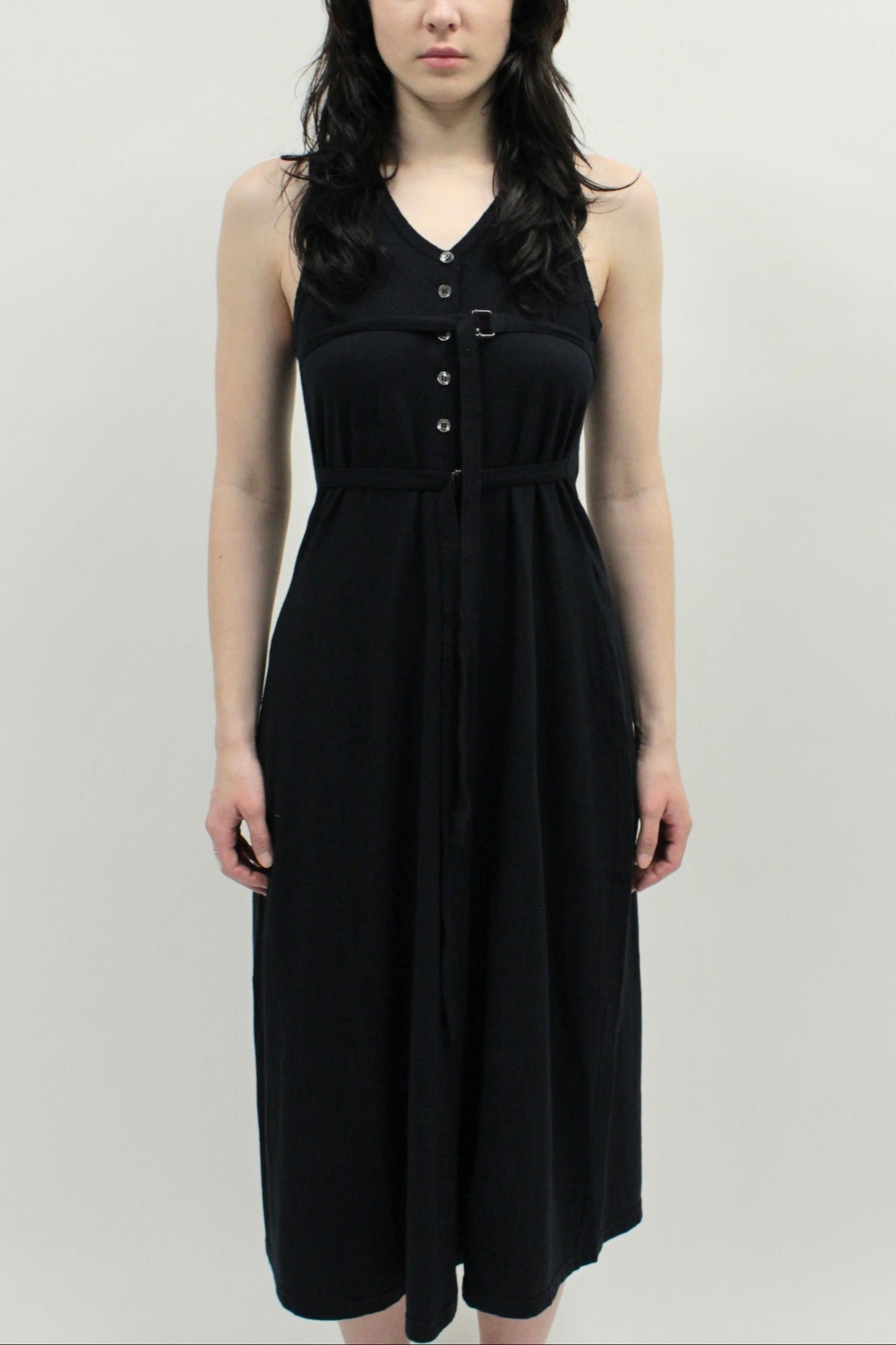 Early 00s Ann Demeulemeester Maxi Bondage Dress