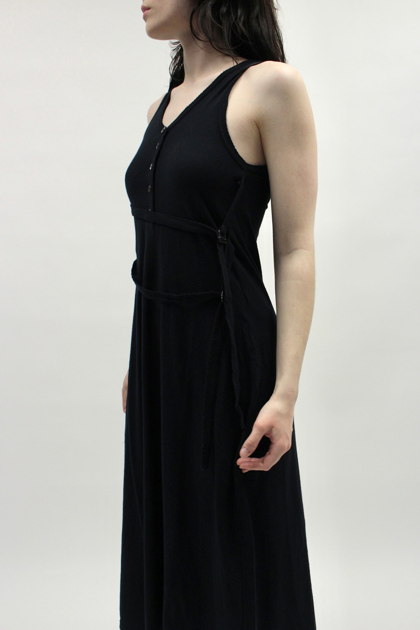 Early 00s Ann Demeulemeester Maxi Bondage Dress