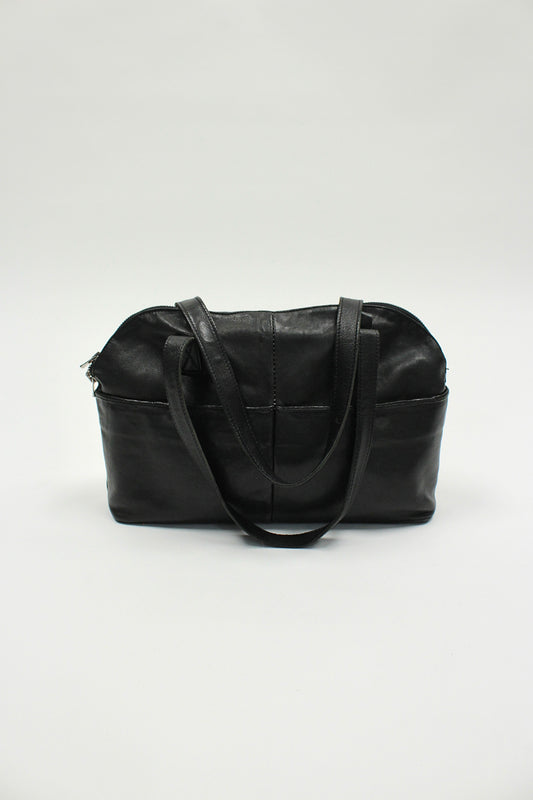 10sei0otto Bovine Leather Boston Bag