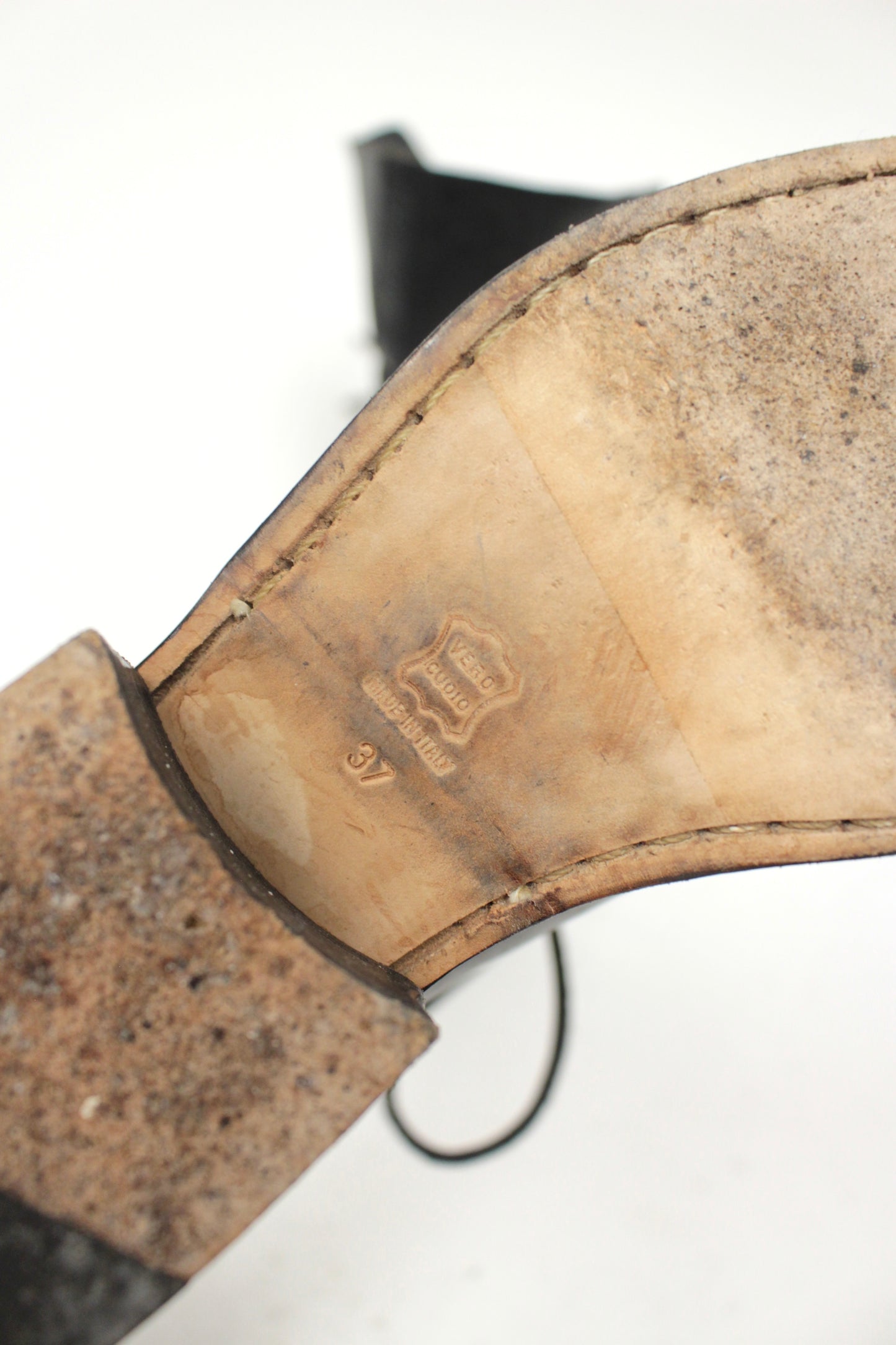 F/W93 Ann Demeulemeester Leather Lace-Up Boots