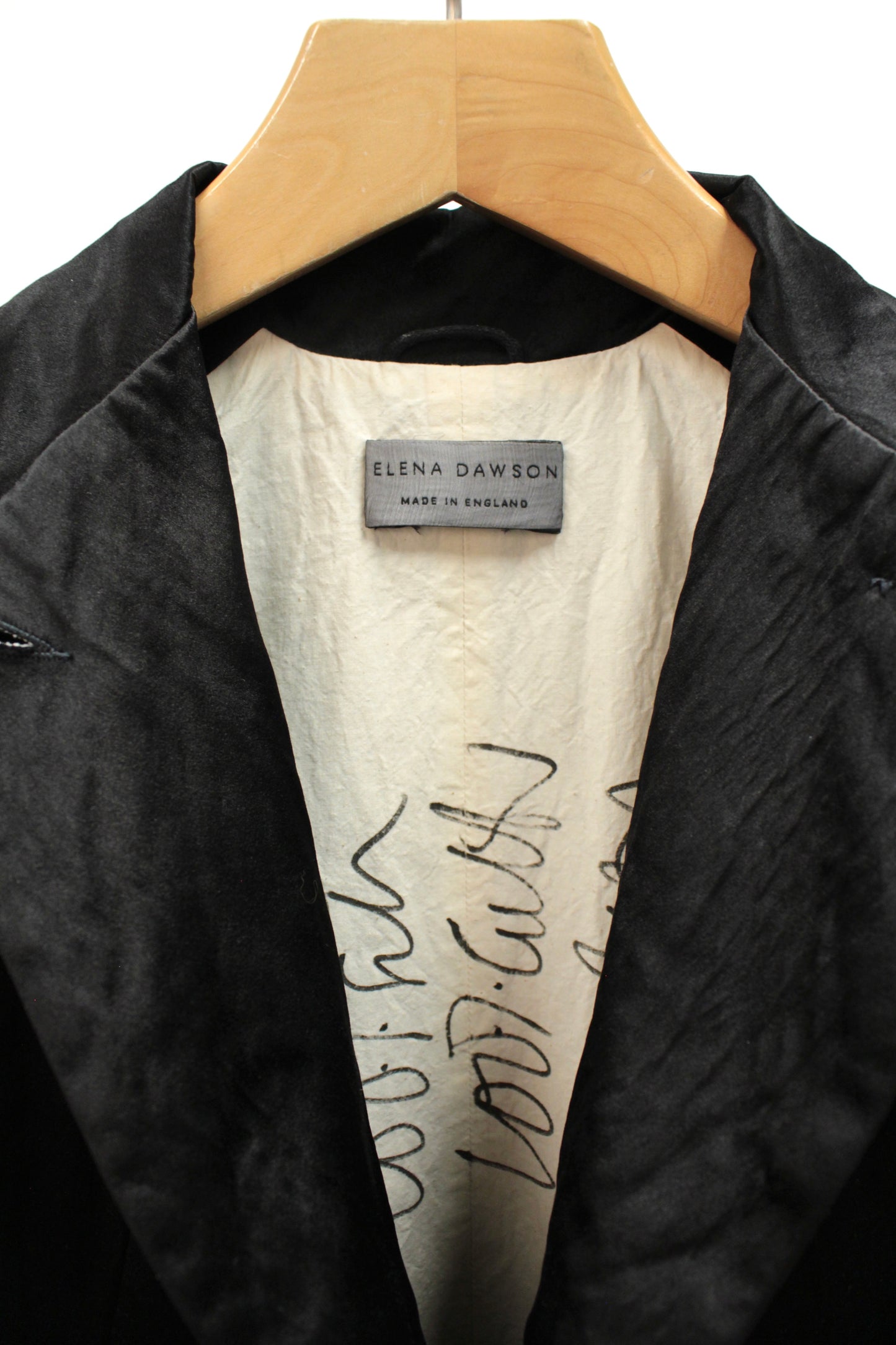 Elena Dawson Hacking Silk Dress Coat