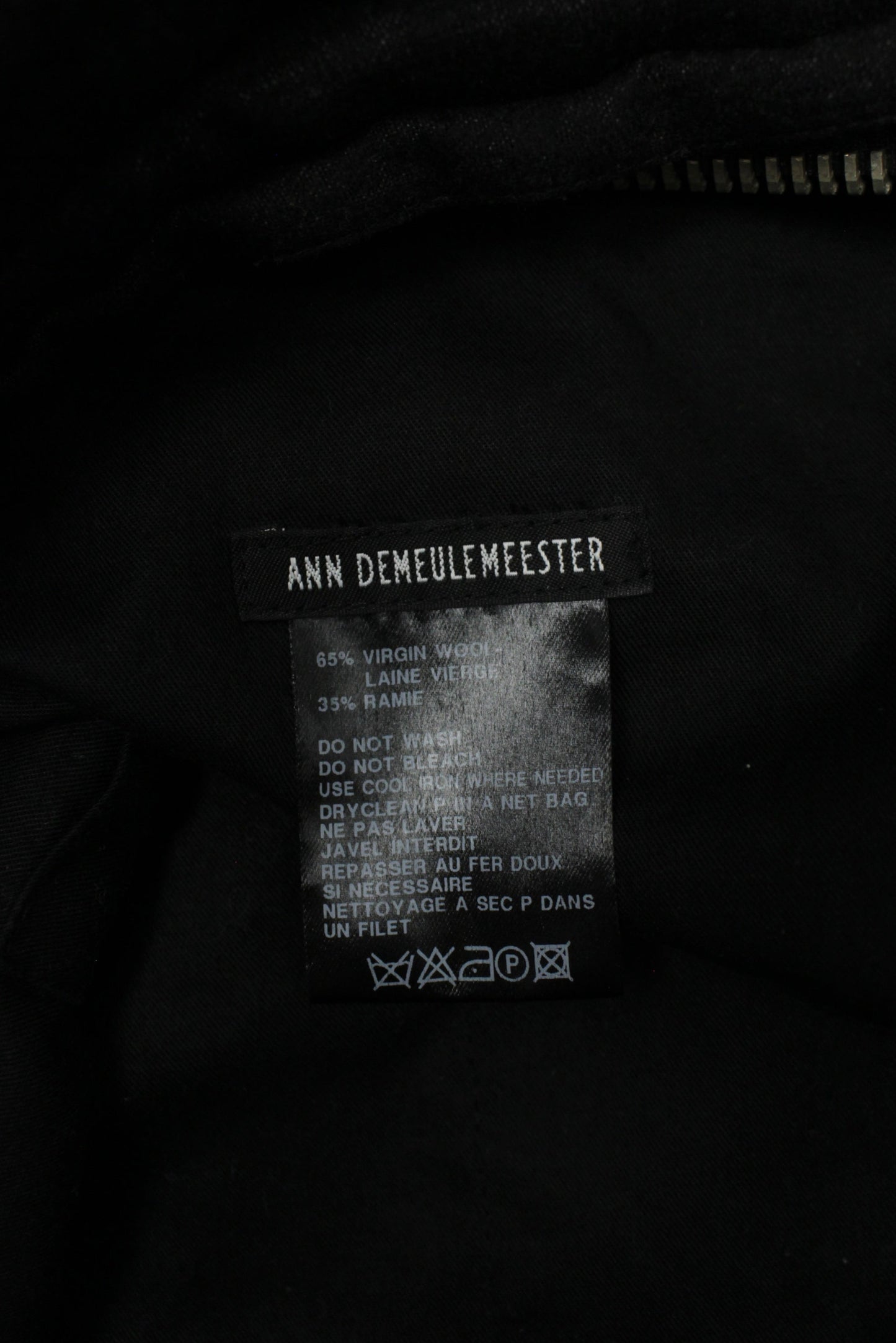 Ann Demeulemeester Wool Backpack