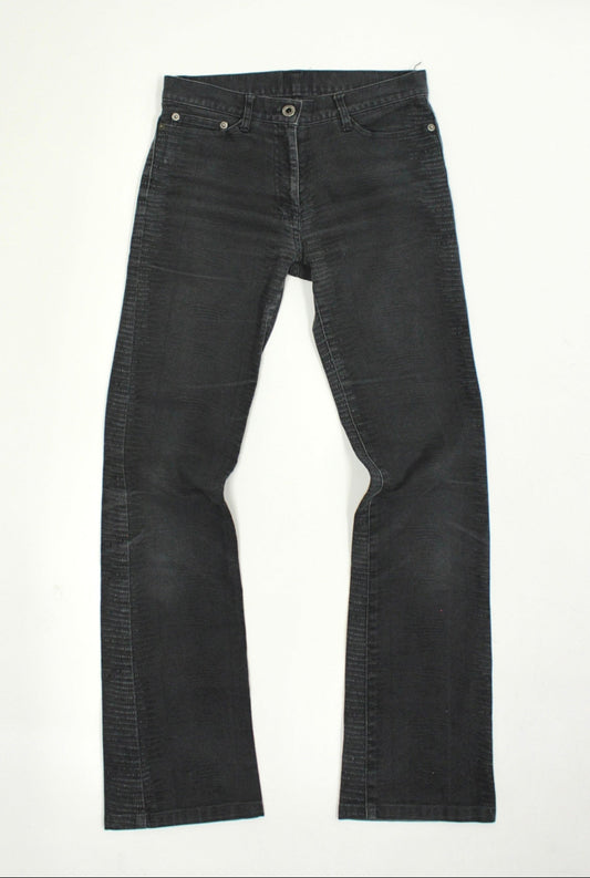 Early 00s 5351 Pour Les Femmes Snakeskin Flare Denim