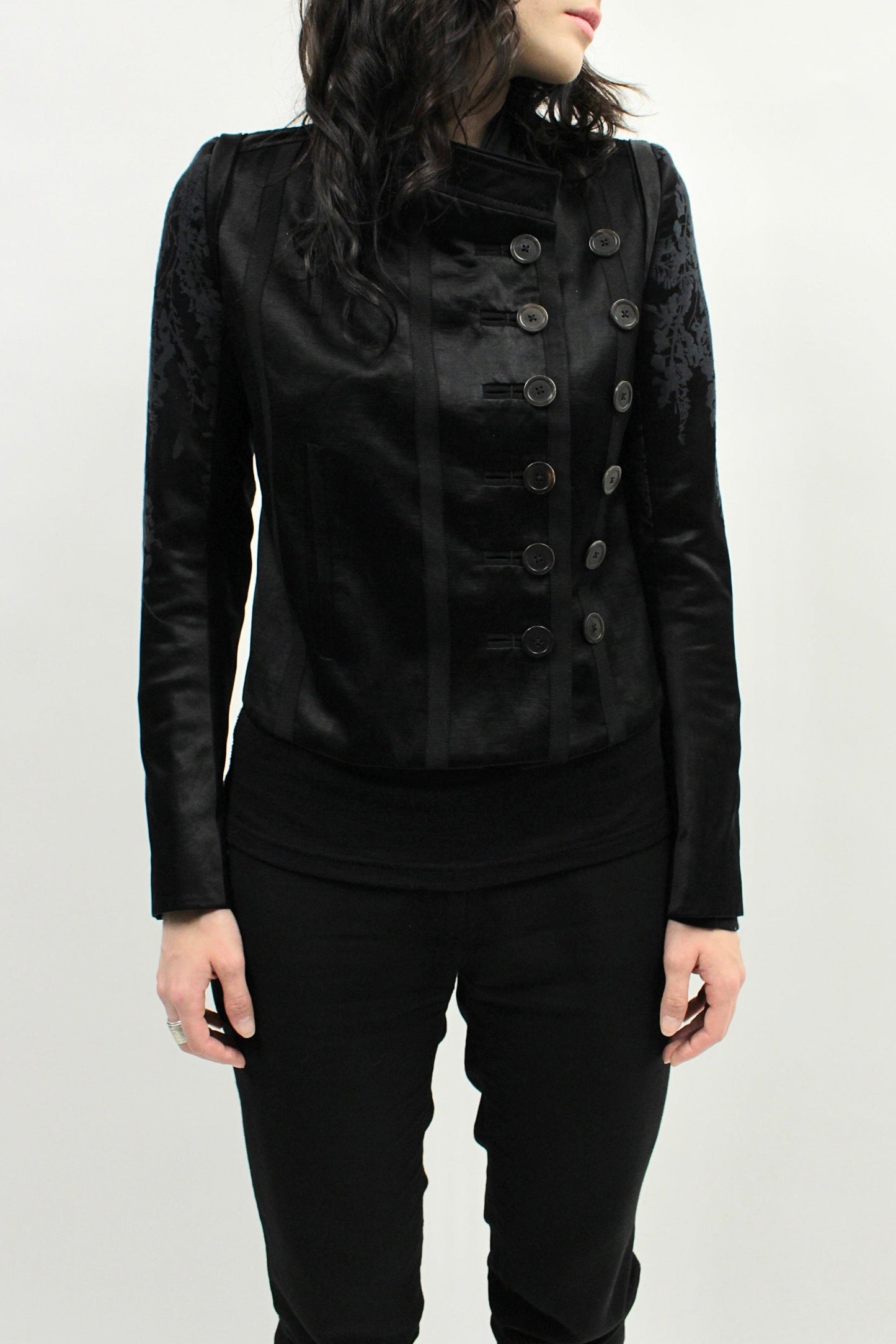 S/S14 Ann Demeulemeester Asymmetrical Fencing Jacket