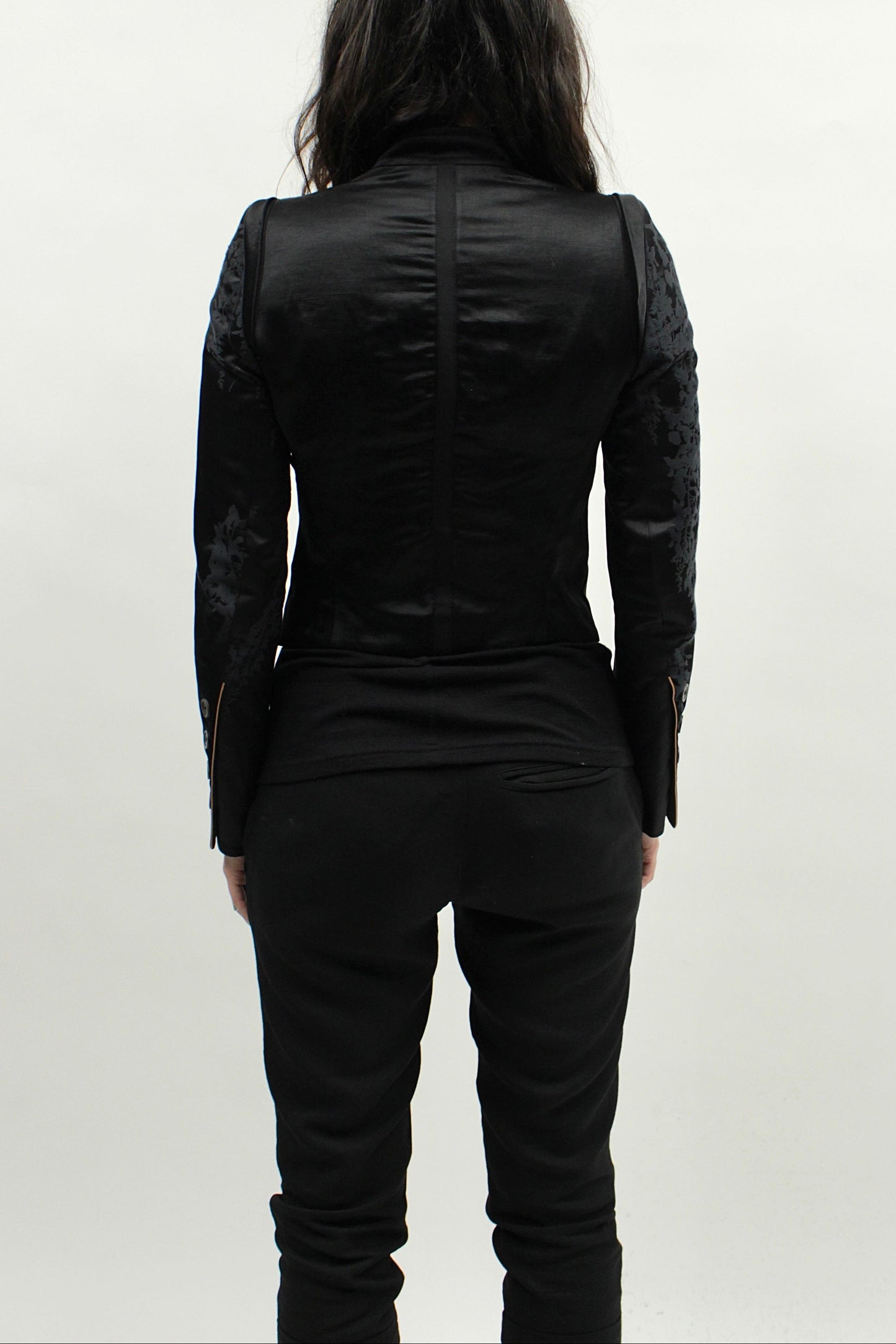 S/S14 Ann Demeulemeester Asymmetrical Fencing Jacket