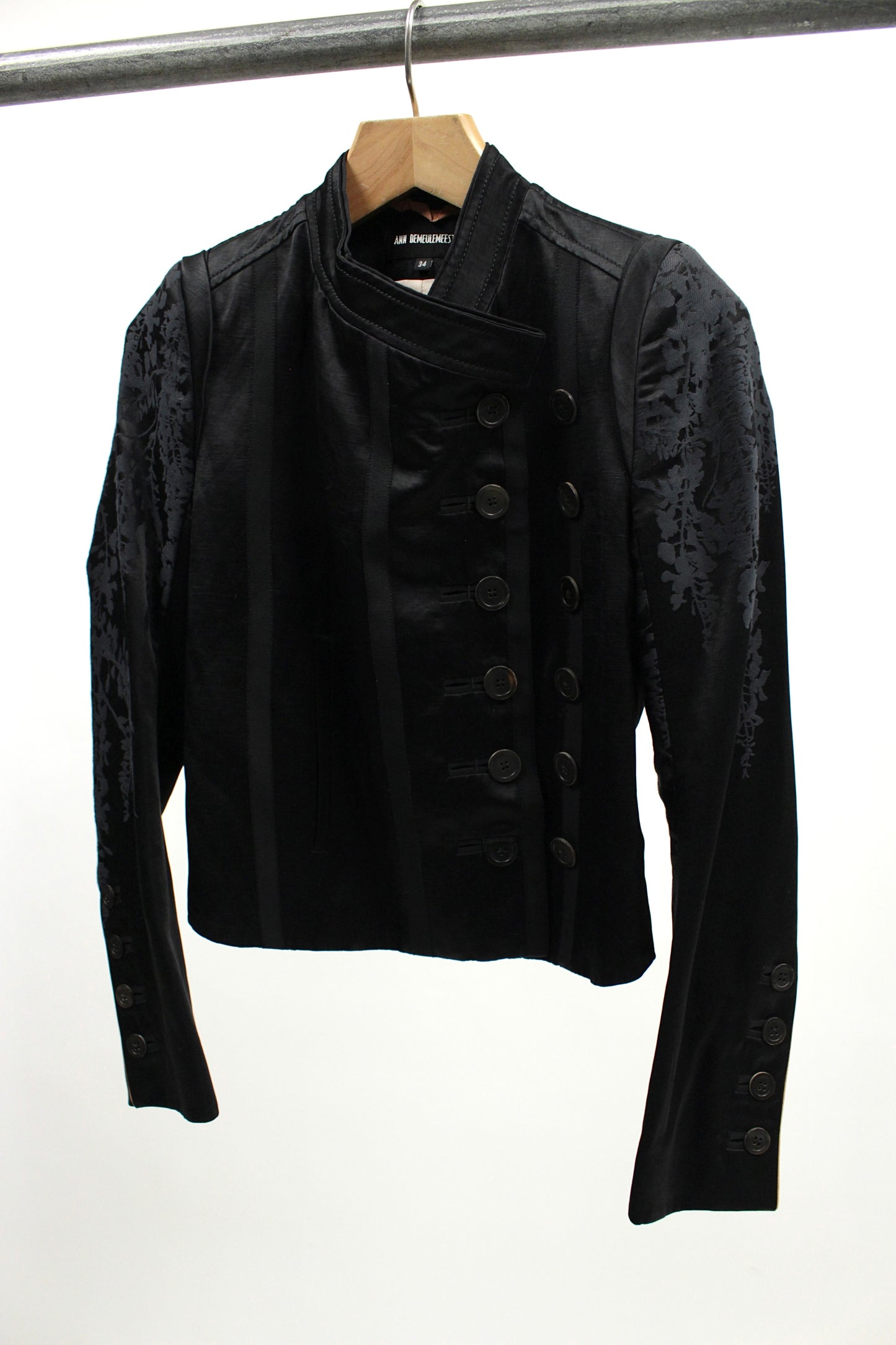 S/S14 Ann Demeulemeester Asymmetrical Fencing Jacket
