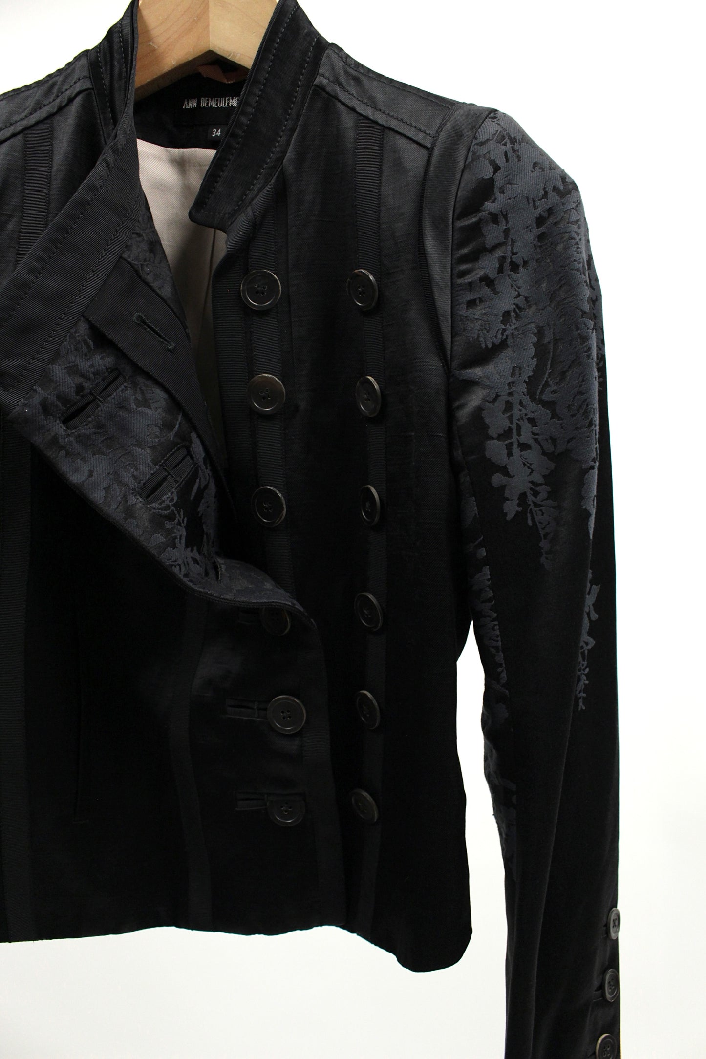 S/S14 Ann Demeulemeester Asymmetrical Fencing Jacket