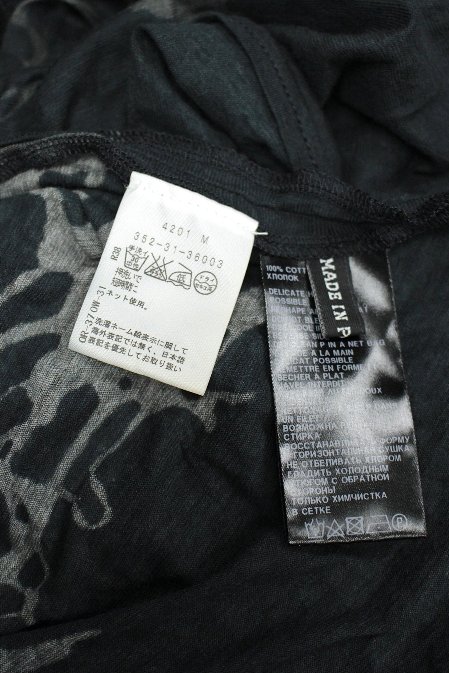 S/S01 Ann Demeulemeester Printed Dress