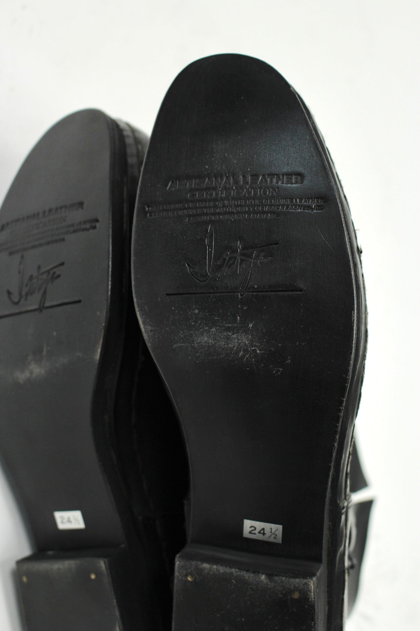 Ballet Isamu Katayama Backlash Black Leather Ankle Boots