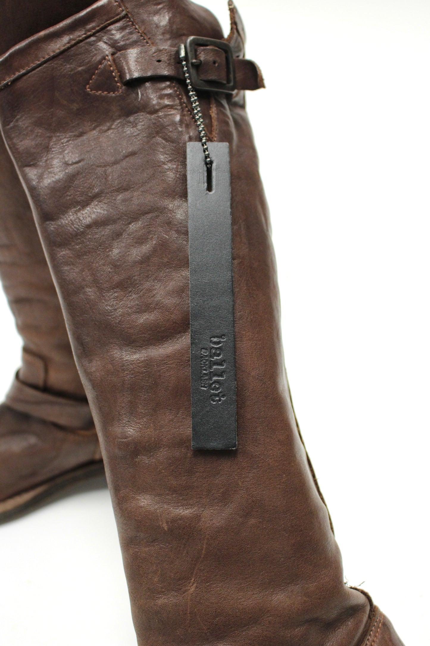 Ballet Isamu Katayama Backlash Tall Brown Leather Boots